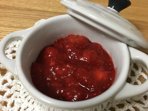 一歳頃から（離乳食にも）♪いちごジャム